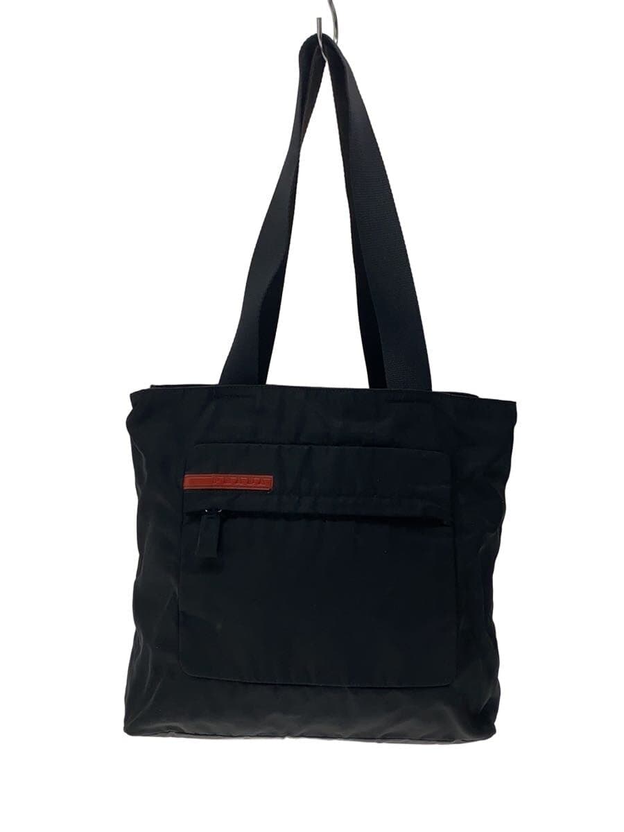 PRADA Tote Bag Nylon BLK Solid