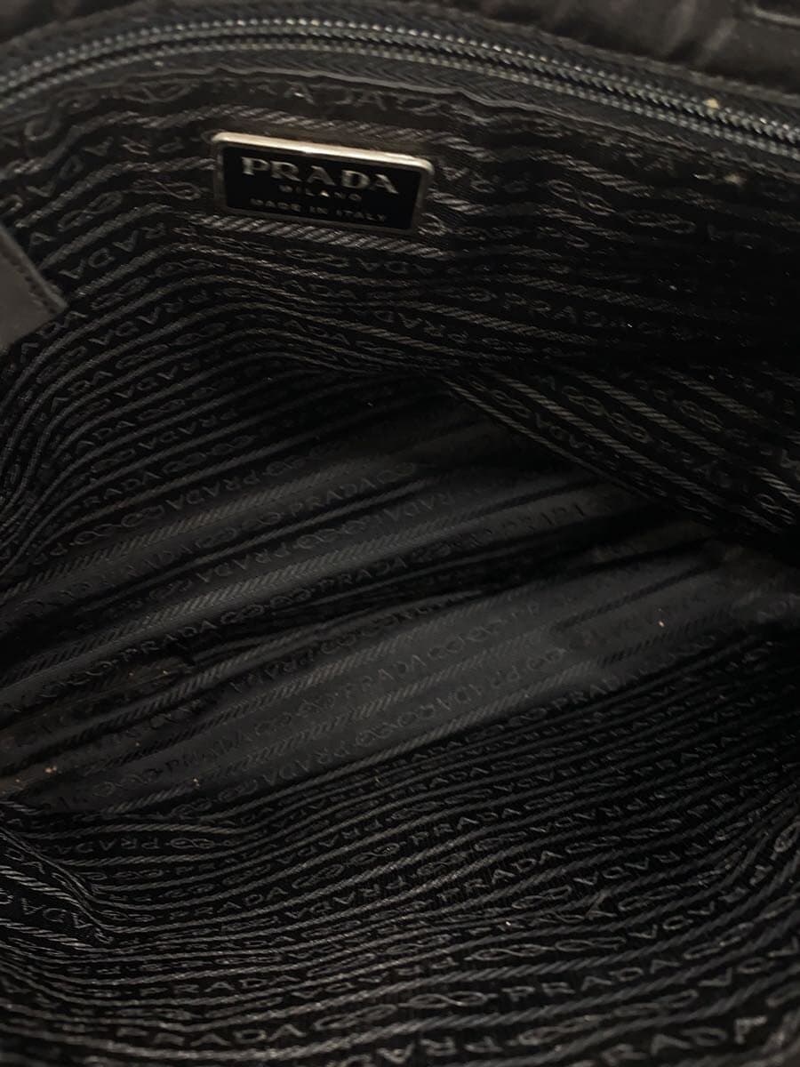 PRADA Tote Bag Nylon BLK Solid 6
