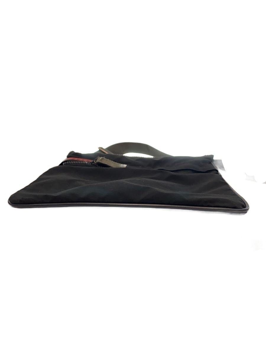 PRADA Shoulder Bag Polyester BLK Solid 4VA031 4