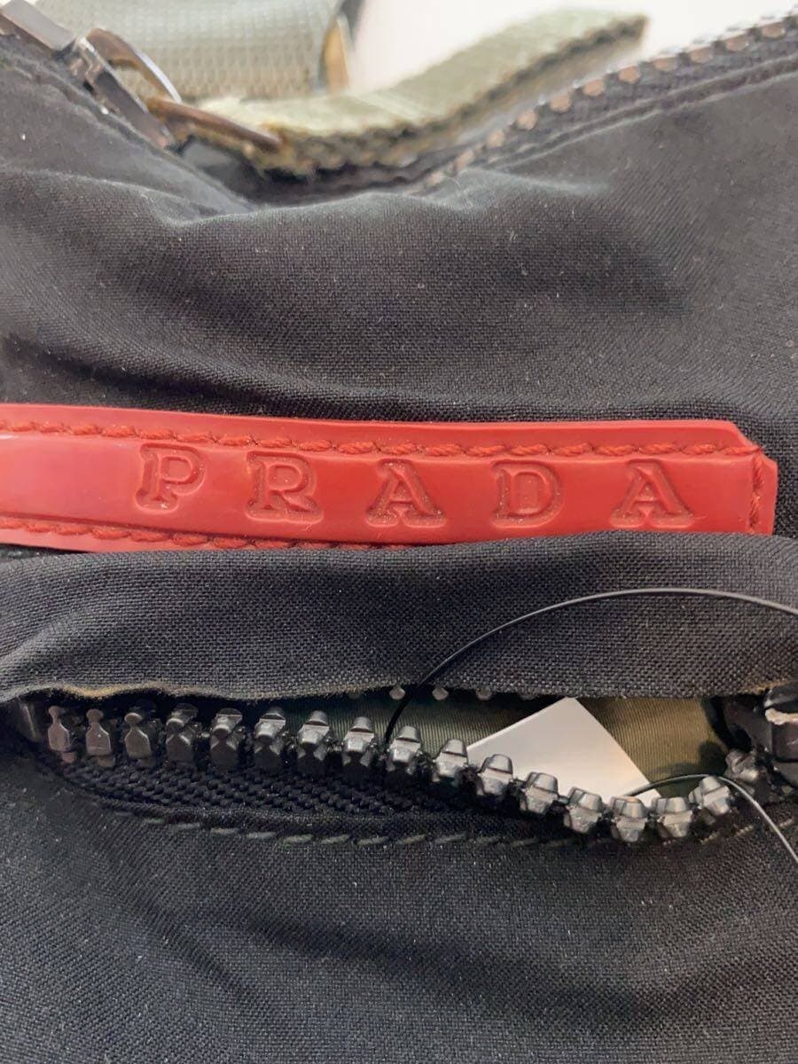 PRADA Shoulder Bag Polyester BLK Solid 4VA031 5