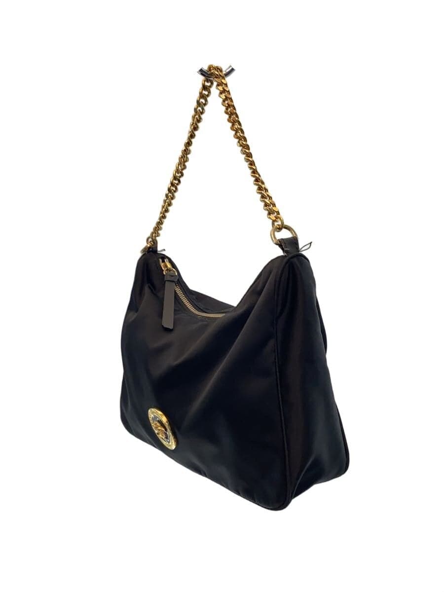 VERSACE shoulder bag nylon BLK solid 1002877 2