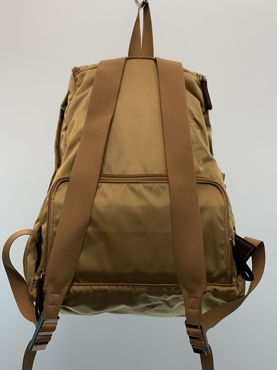 PORTER Backpack Leather BEG Solid 3