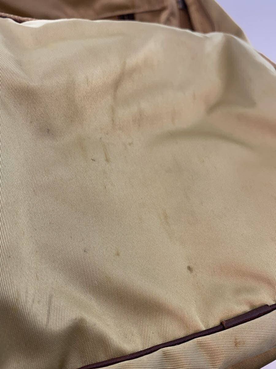 PORTER Backpack Leather BEG Solid 7