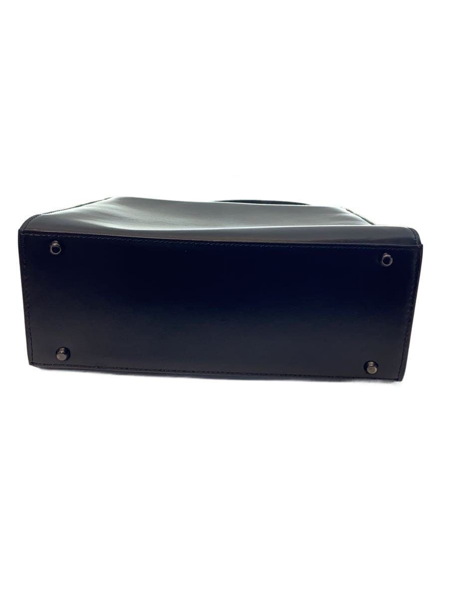 GIVENCHY handbag leather black plain 4