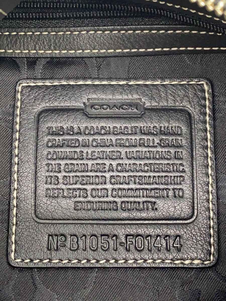 COACH Shoulder Bag_Black Cowhide BLK 5