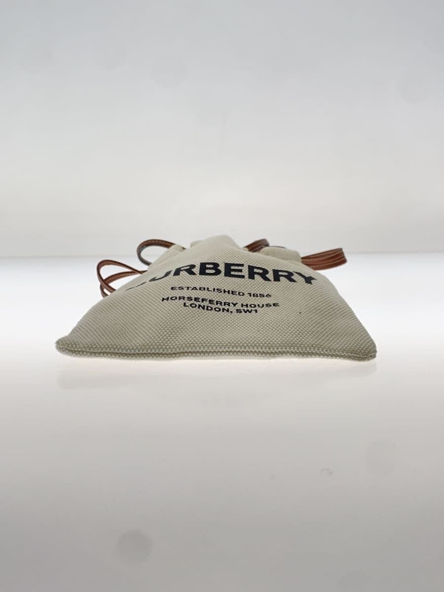 BURBERRY Shoulder Bag BEG Front Stain 4