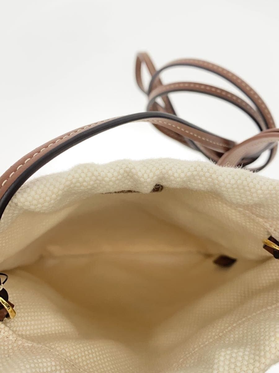 BURBERRY Shoulder Bag BEG Front Stain 6