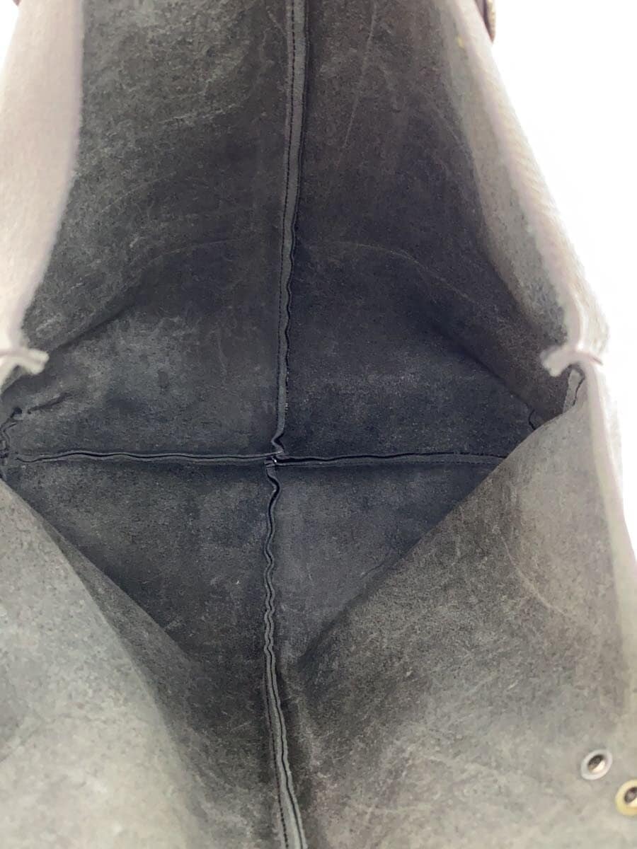 FUMIE=TANAKA Tote Bag Leather BLK Solid 6