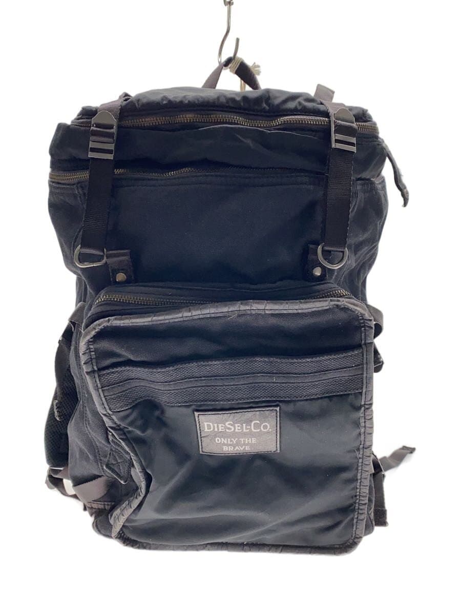 DIESEL Backpack BLK Vintage Finish