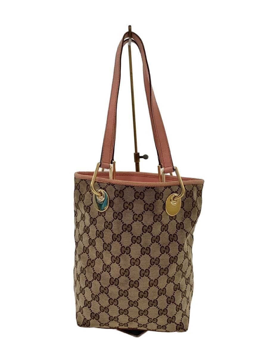 GUCCI Handbag BEG All Over Pattern 120840
