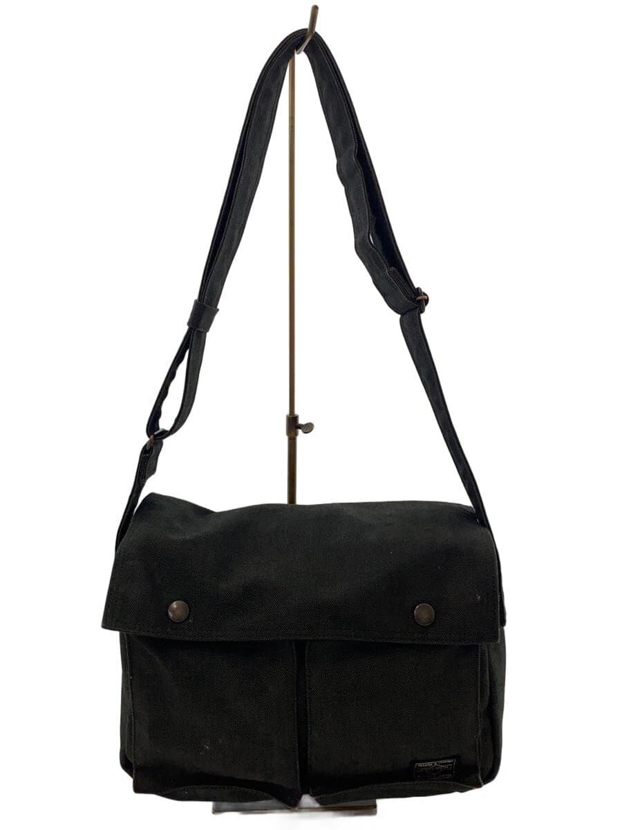 PORTER Shoulder Bag Cotton BLK Solid