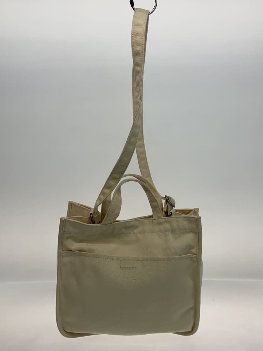 TOMMY JEANS Shoulder Bag Canvas CRM Print 3