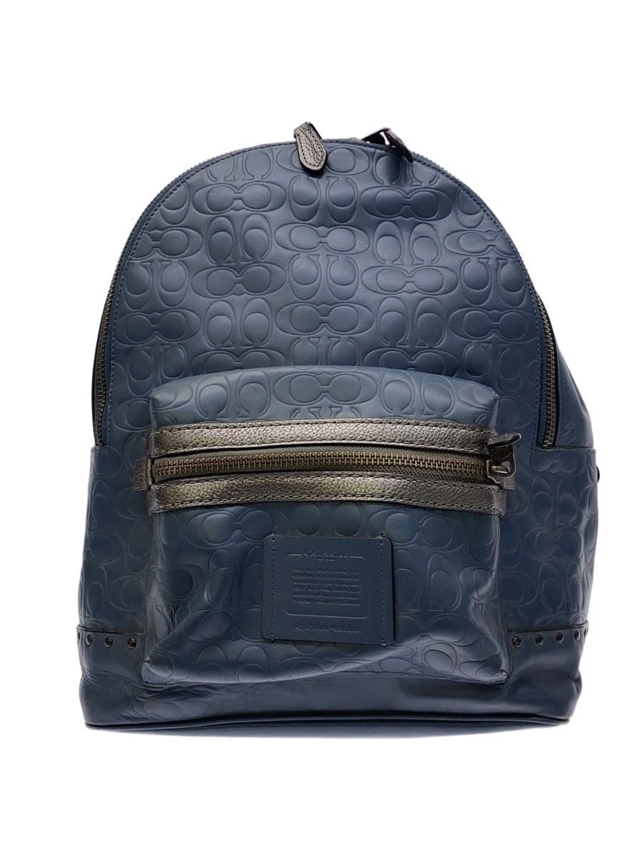 COACH Backpack PVC Blue All-over Print 680901
