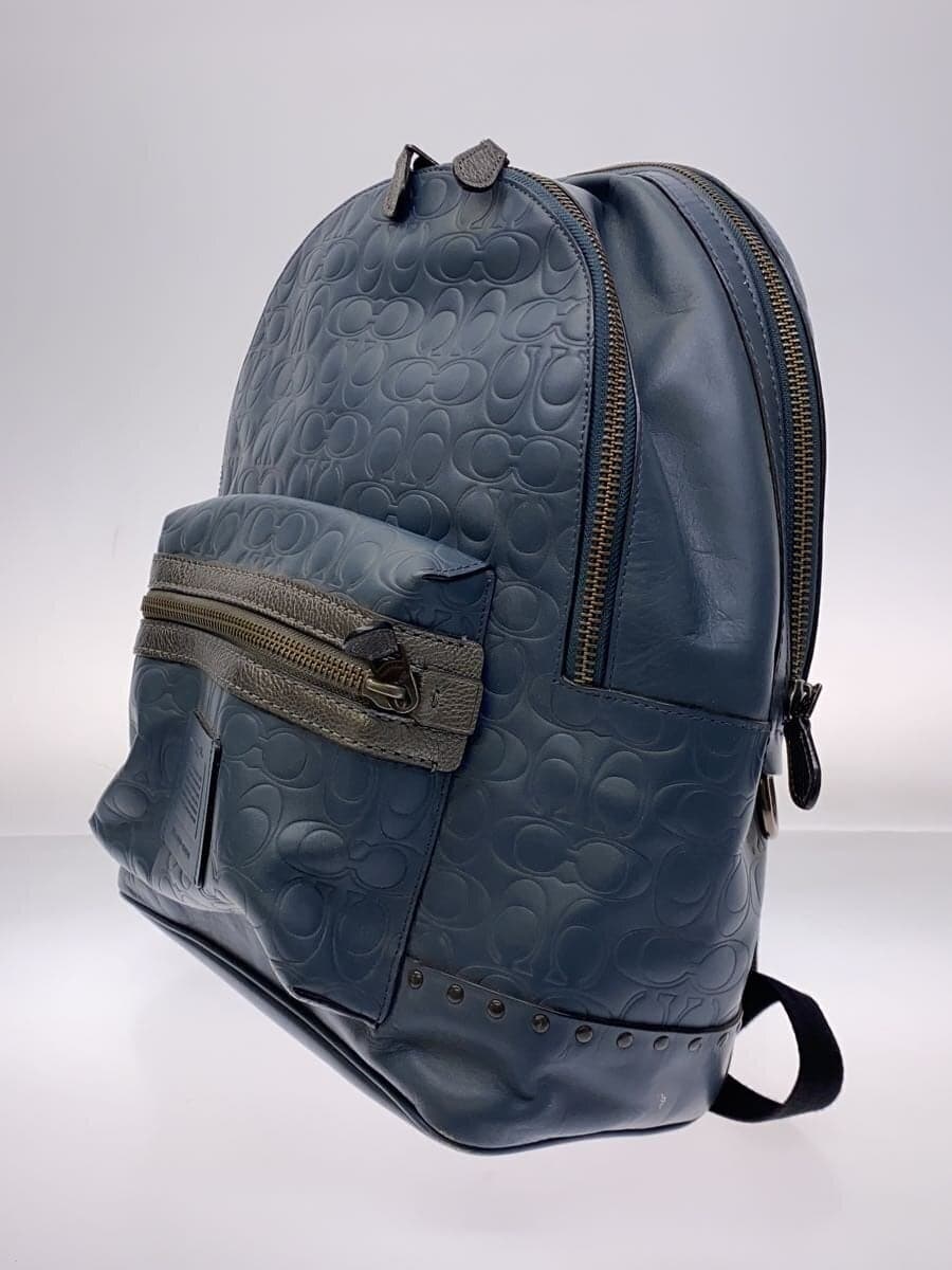 COACH Backpack PVC Blue All-over Print 680901 2
