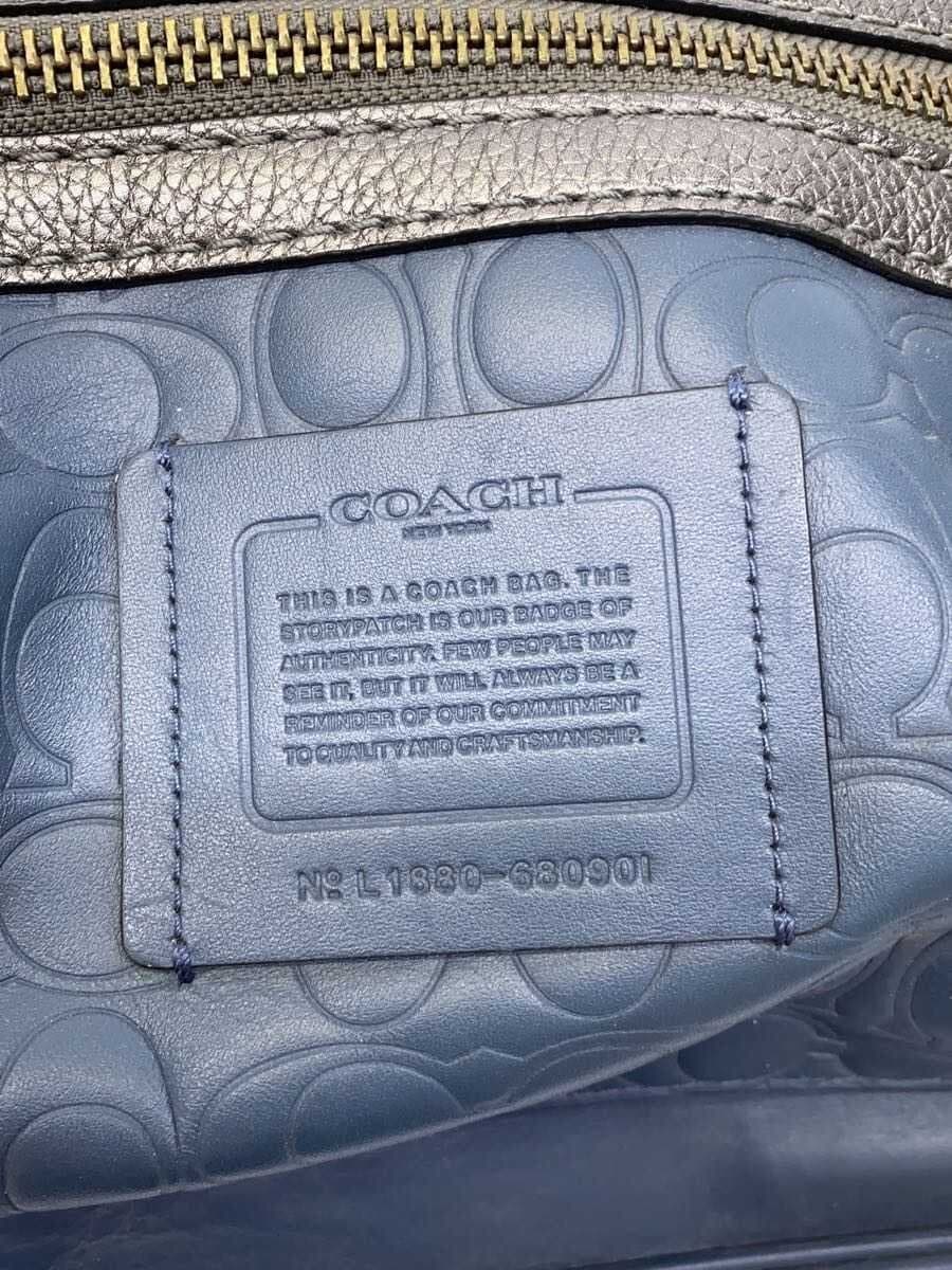 COACH Backpack PVC Blue All-over Print 680901 5