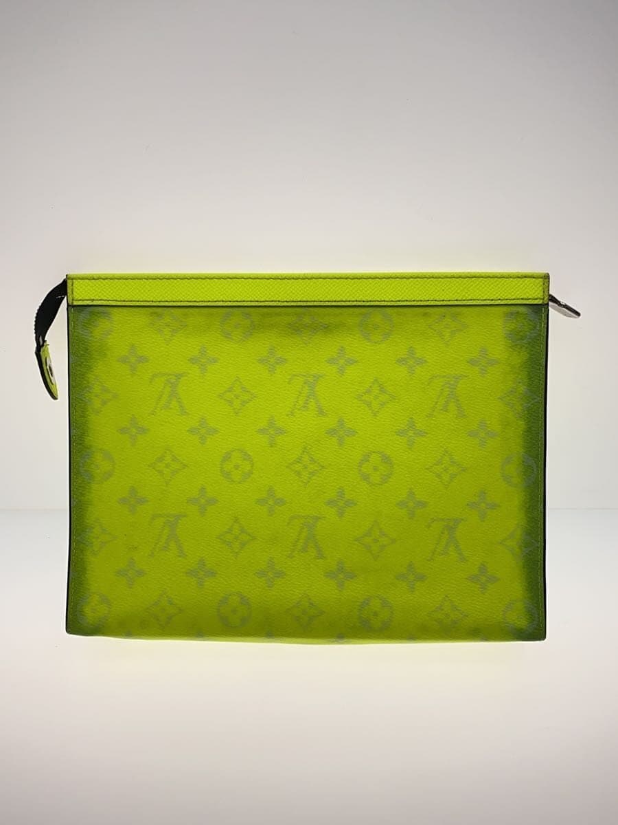 LOUIS VUITTON Pochette Voyage MM_Taiga Lama _Capsule Collection PVC YLW 3