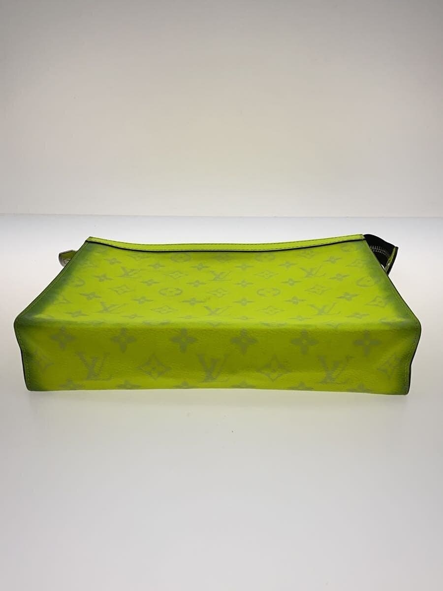 LOUIS VUITTON Pochette Voyage MM_Taiga Lama _Capsule Collection PVC YLW 4