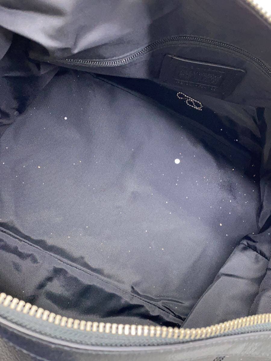 COACH Boston Bag Leather Black F54765 6