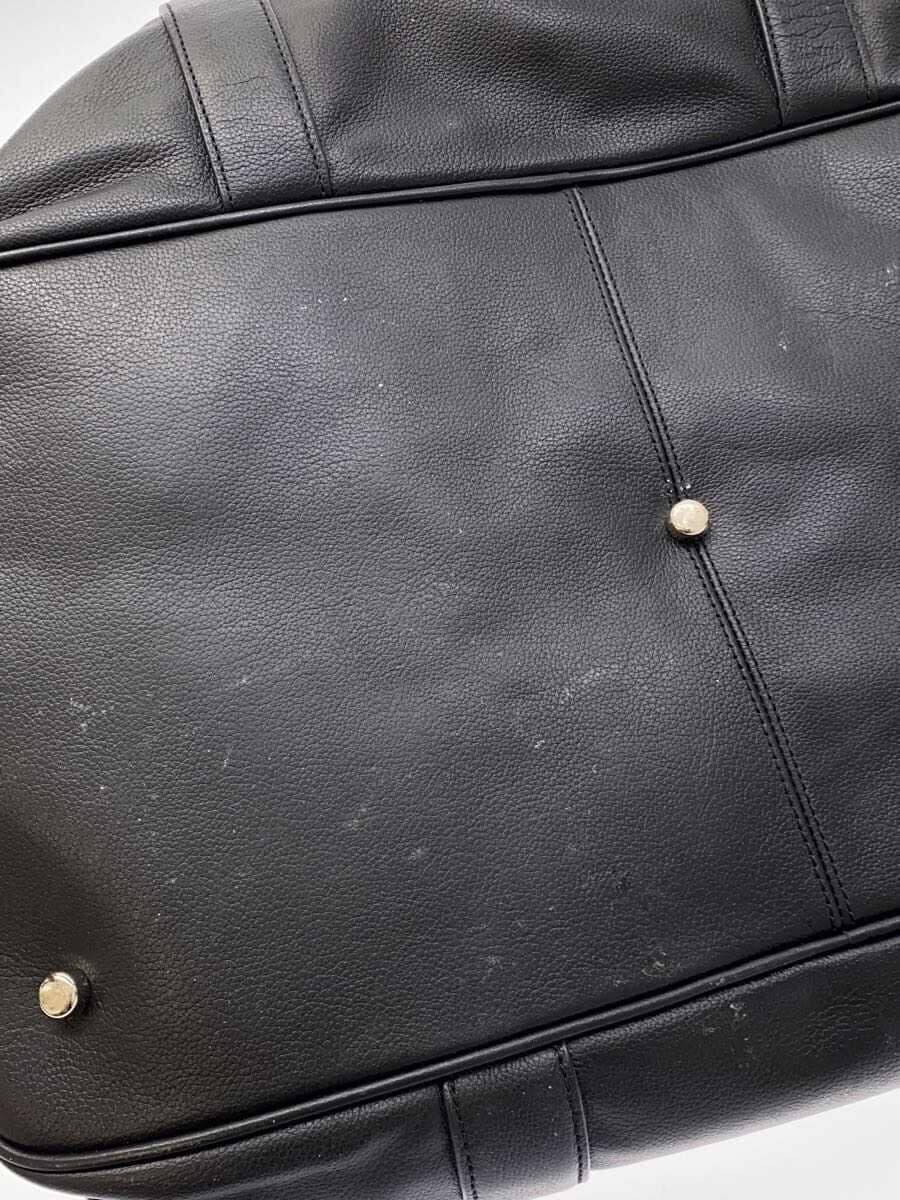 COACH Boston Bag Leather Black F54765 8