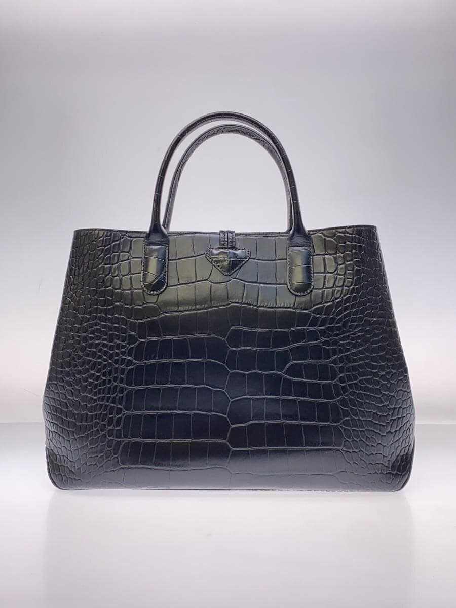 LONGCHAMP tote bag leather black 1094186 3