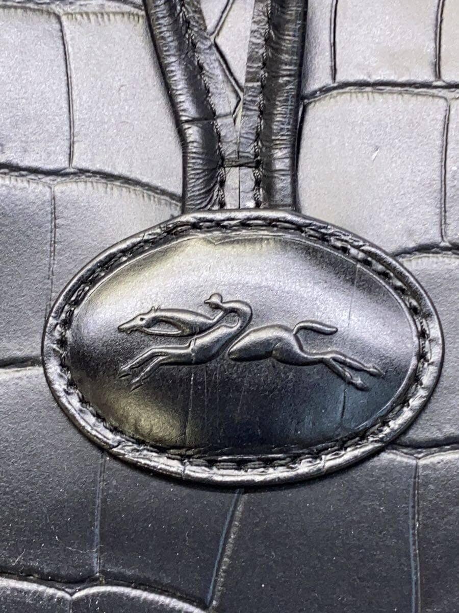 LONGCHAMP tote bag leather black 1094186 5