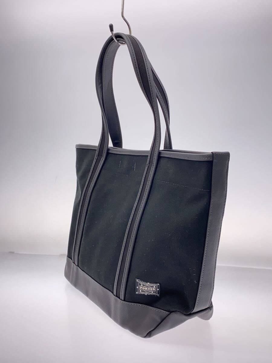 PORTER GIRL Tote Bag Canvas BLK Plain 2