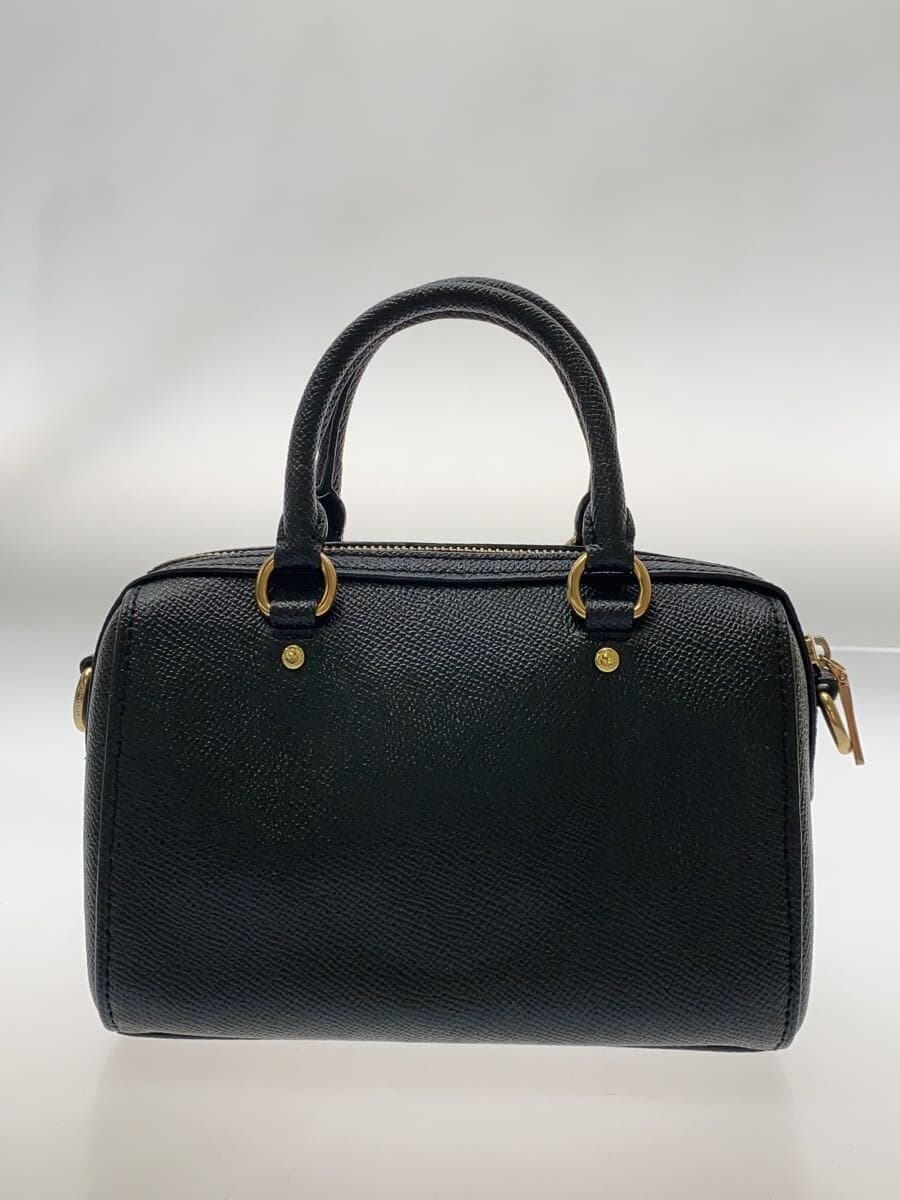 COACH Shoulder Bag Leather Black C9950 3