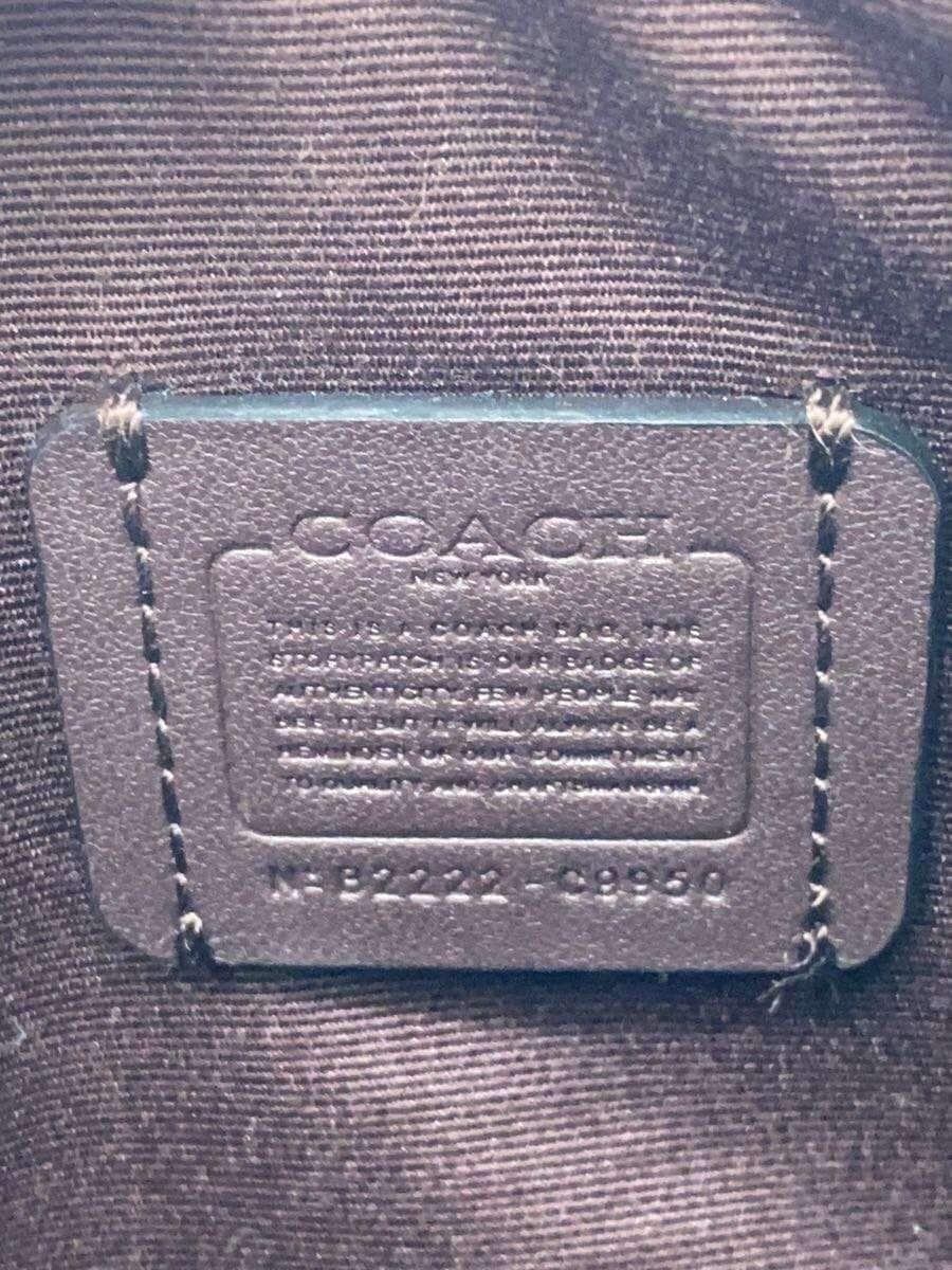 COACH Shoulder Bag Leather Black C9950 5