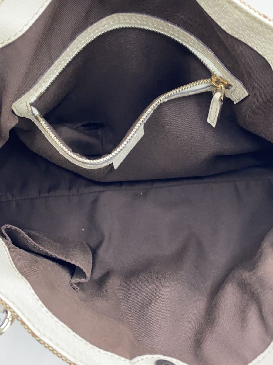 GUCCI Shoulder Bag Canvas BEG All Over Pattern 6