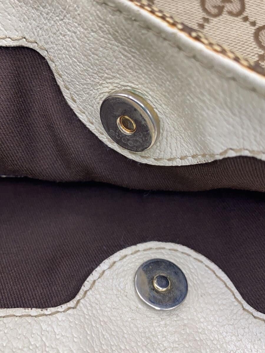 GUCCI Shoulder Bag Canvas BEG All Over Pattern 7