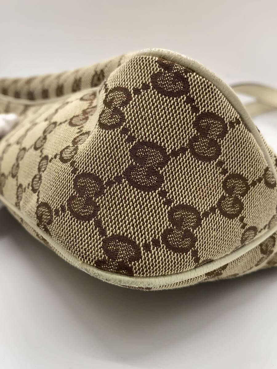 GUCCI Shoulder Bag Canvas BEG All Over Pattern 9