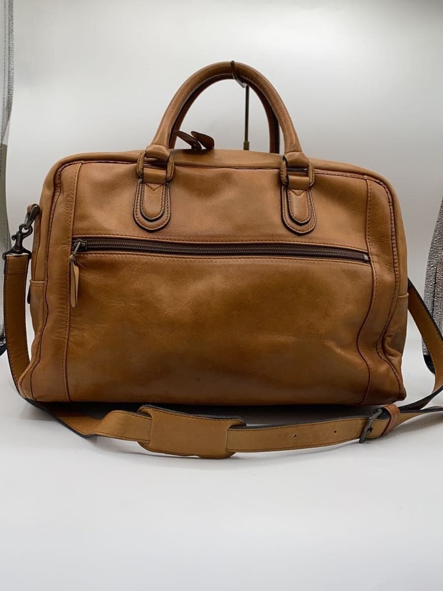 PORTER Boston Bag Leather BRW Solid Color 3