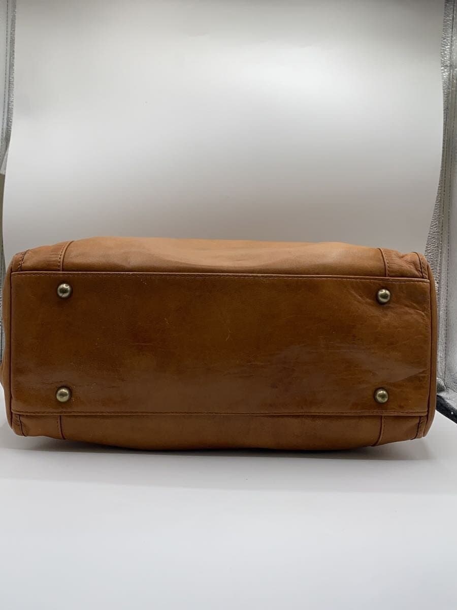 PORTER Boston Bag Leather BRW Solid Color 4