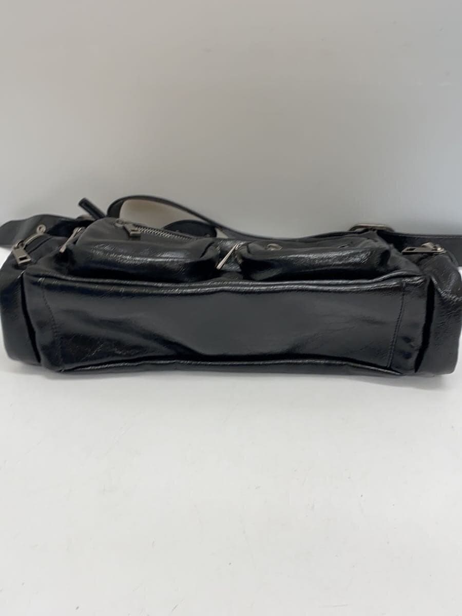 JEANASIS Shoulder Bag Faux Leather BLK Solid JS081578PD 4