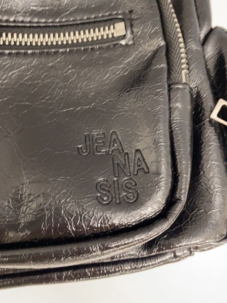 JEANASIS Shoulder Bag Faux Leather BLK Solid JS081578PD 5