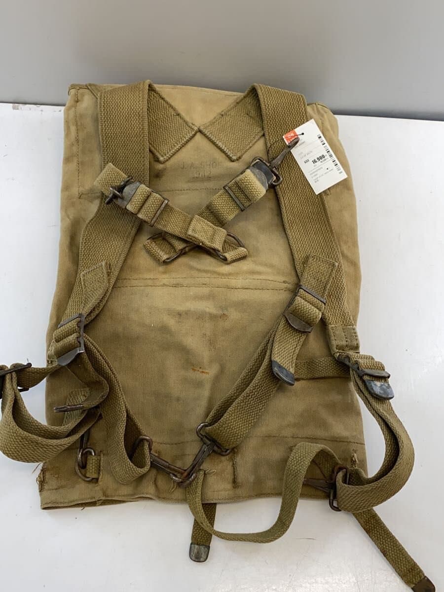 US.ARMY40s M1928 Haber Pack Shoulder Bag Cotton KHK Solid 3