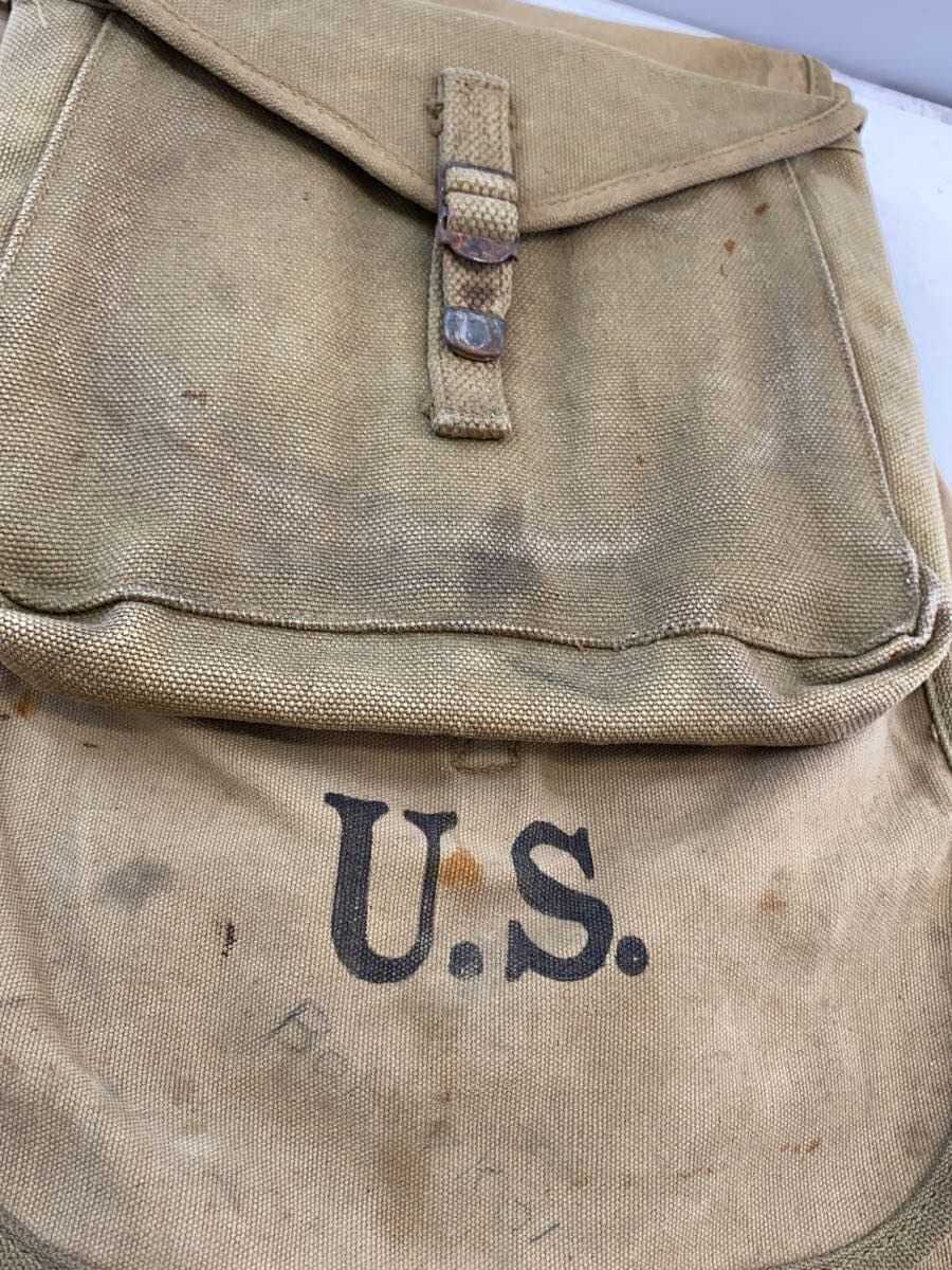 US.ARMY40s M1928 Haber Pack Shoulder Bag Cotton KHK Solid 7