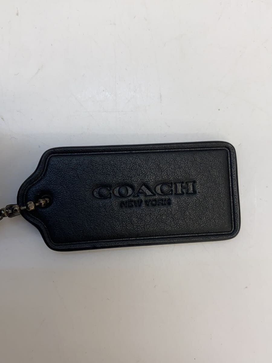 COACH Shoulder Bag Leather BLK All Over Pattern F84711 Waist Pouch Signature Wo - Ren Mini 5