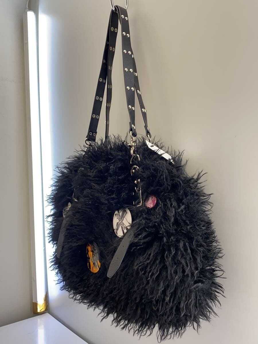 HYSTERIC GLAMOUR Bag Wool BLK Solid 01253QB01 2