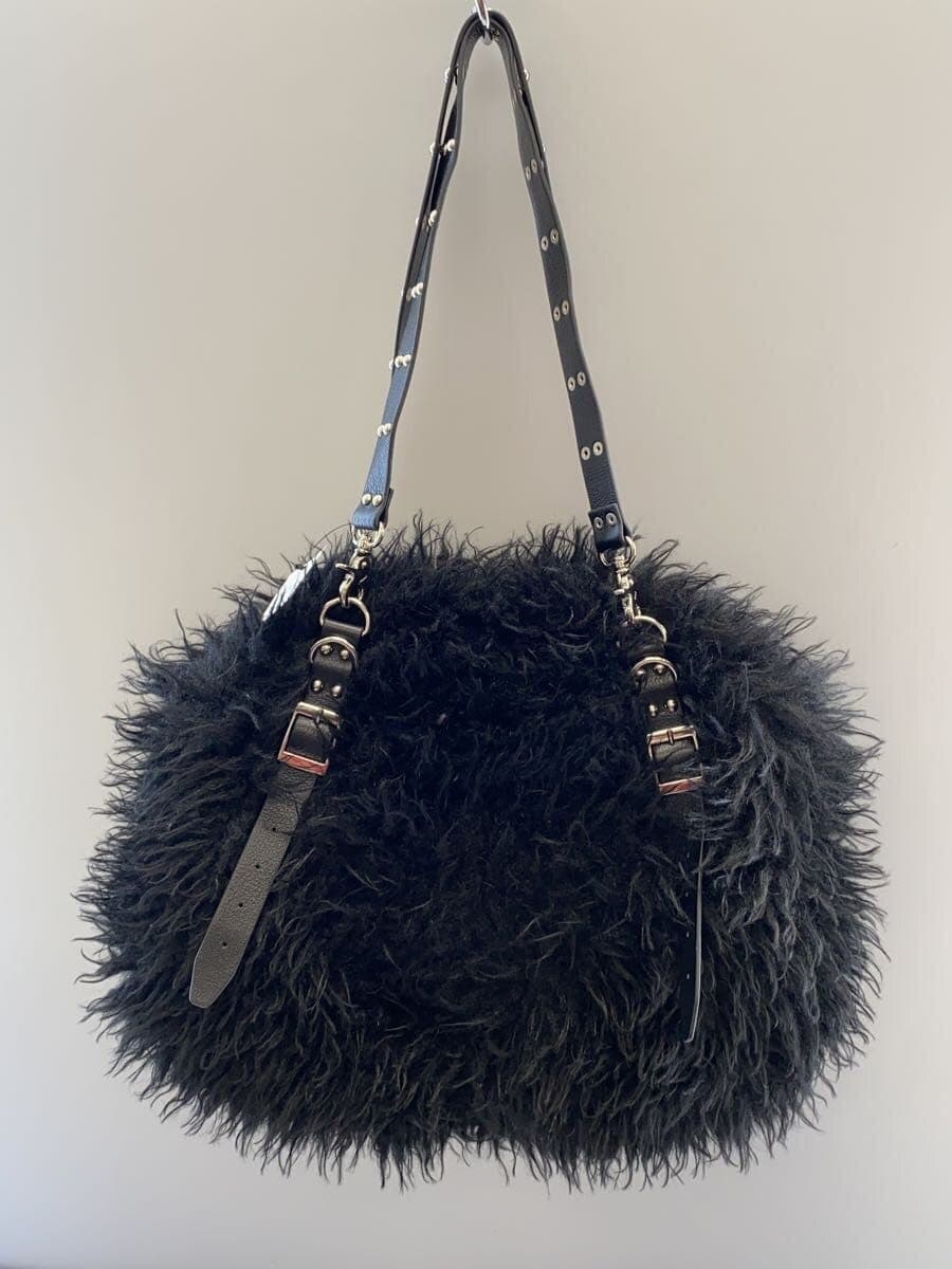 HYSTERIC GLAMOUR Bag Wool BLK Solid 01253QB01 3
