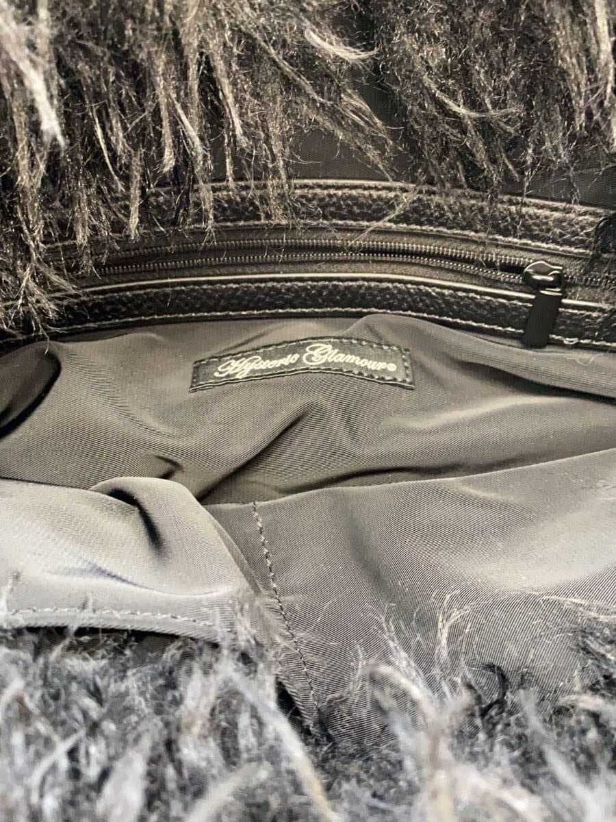 HYSTERIC GLAMOUR Bag Wool BLK Solid 01253QB01 6