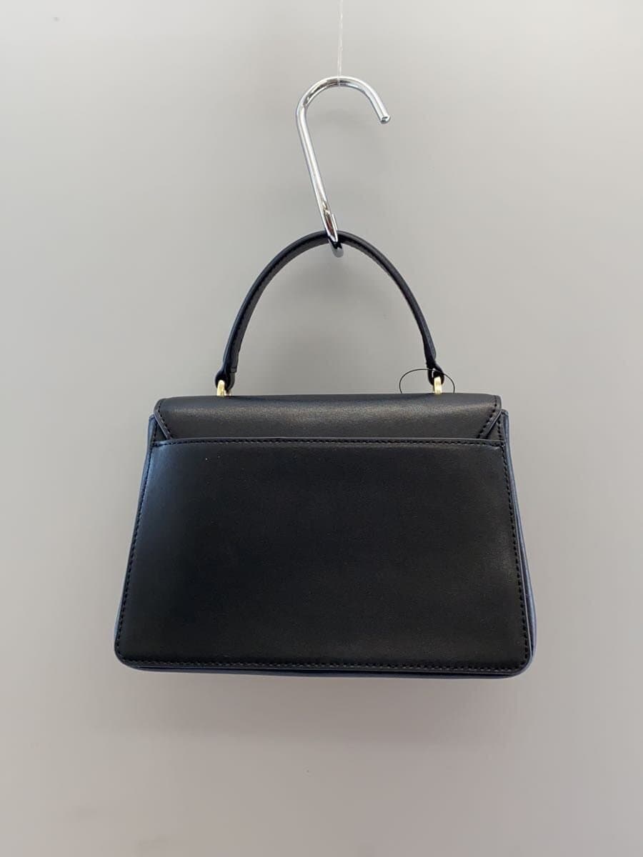FURLAVENERE Shoulder Bag Leather BLK Solid 3