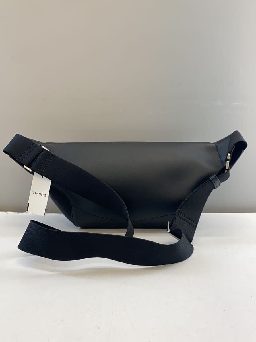 Calvin Klein logo embossed body bag waist bag faux leather BLK plain 4D3002G 3