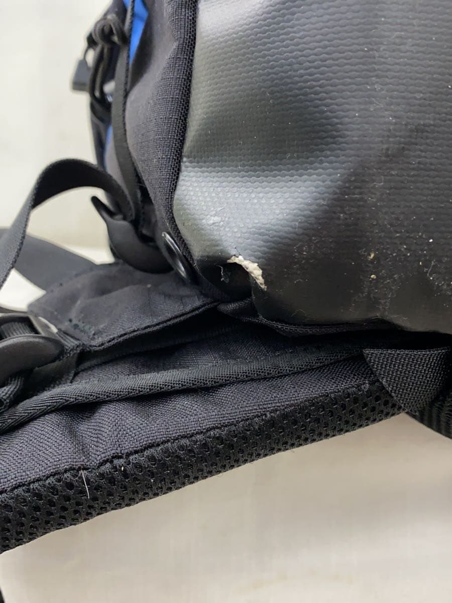 BURTON backpack -- camera bag peeling at the bottom faded black 9
