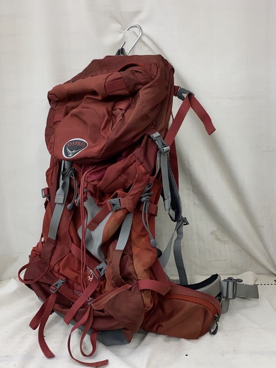 Osprey backpack -- Red Aether 70 Color fading 2
