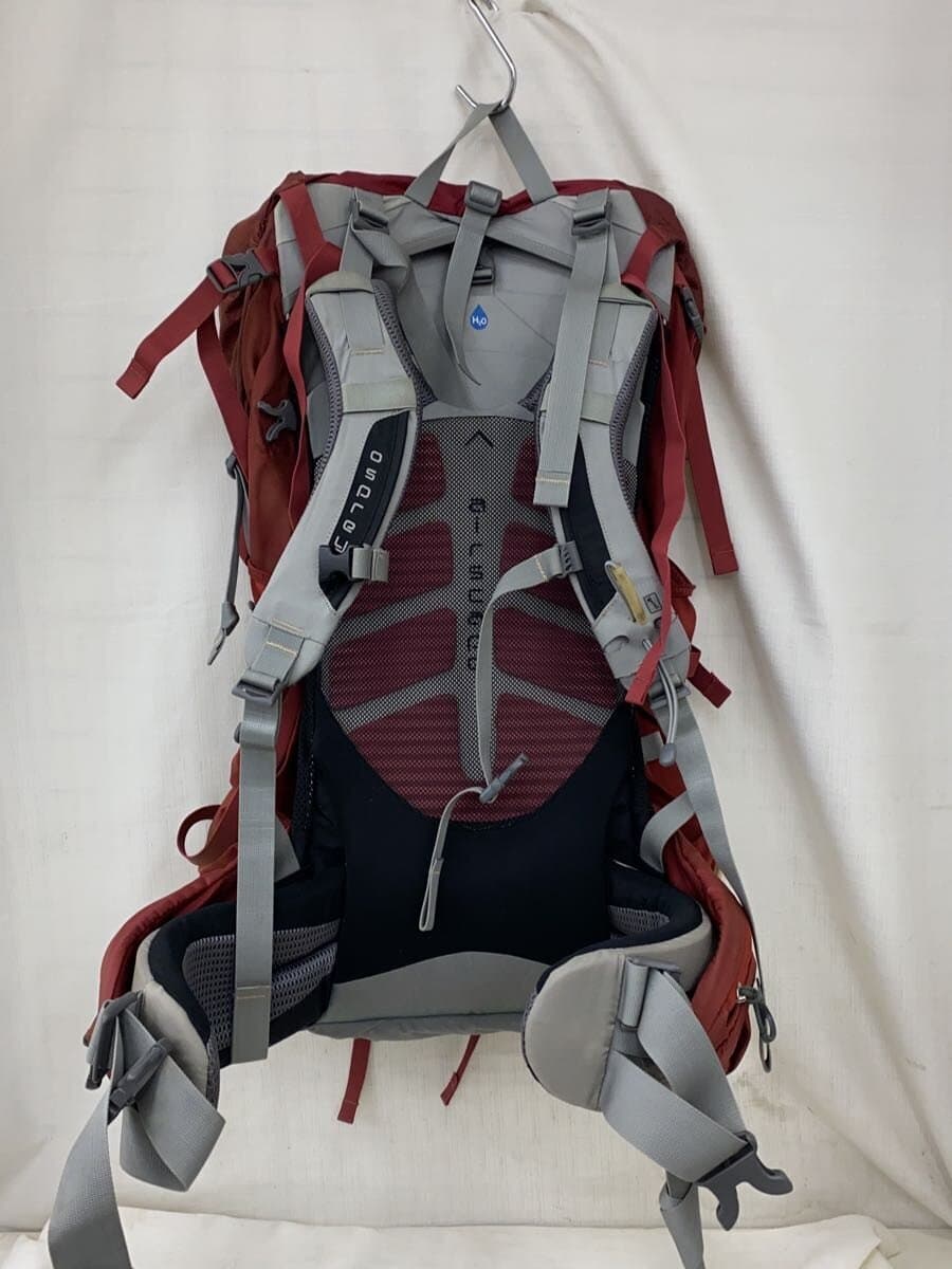 Osprey backpack -- Red Aether 70 Color fading 3