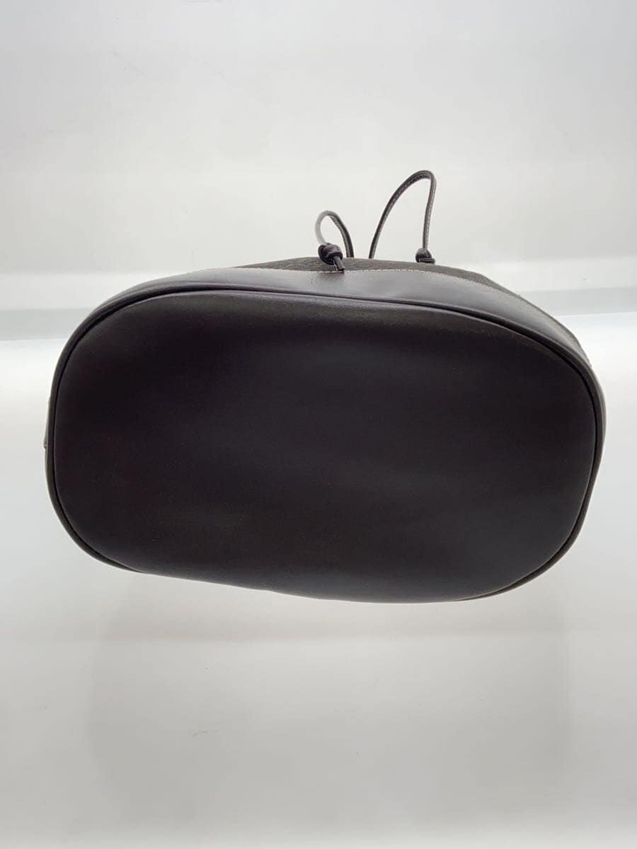 LOEWE Old Loewe Monogram Drawstring Shoulder Bag Anagram Bag -- BLK All-over 4