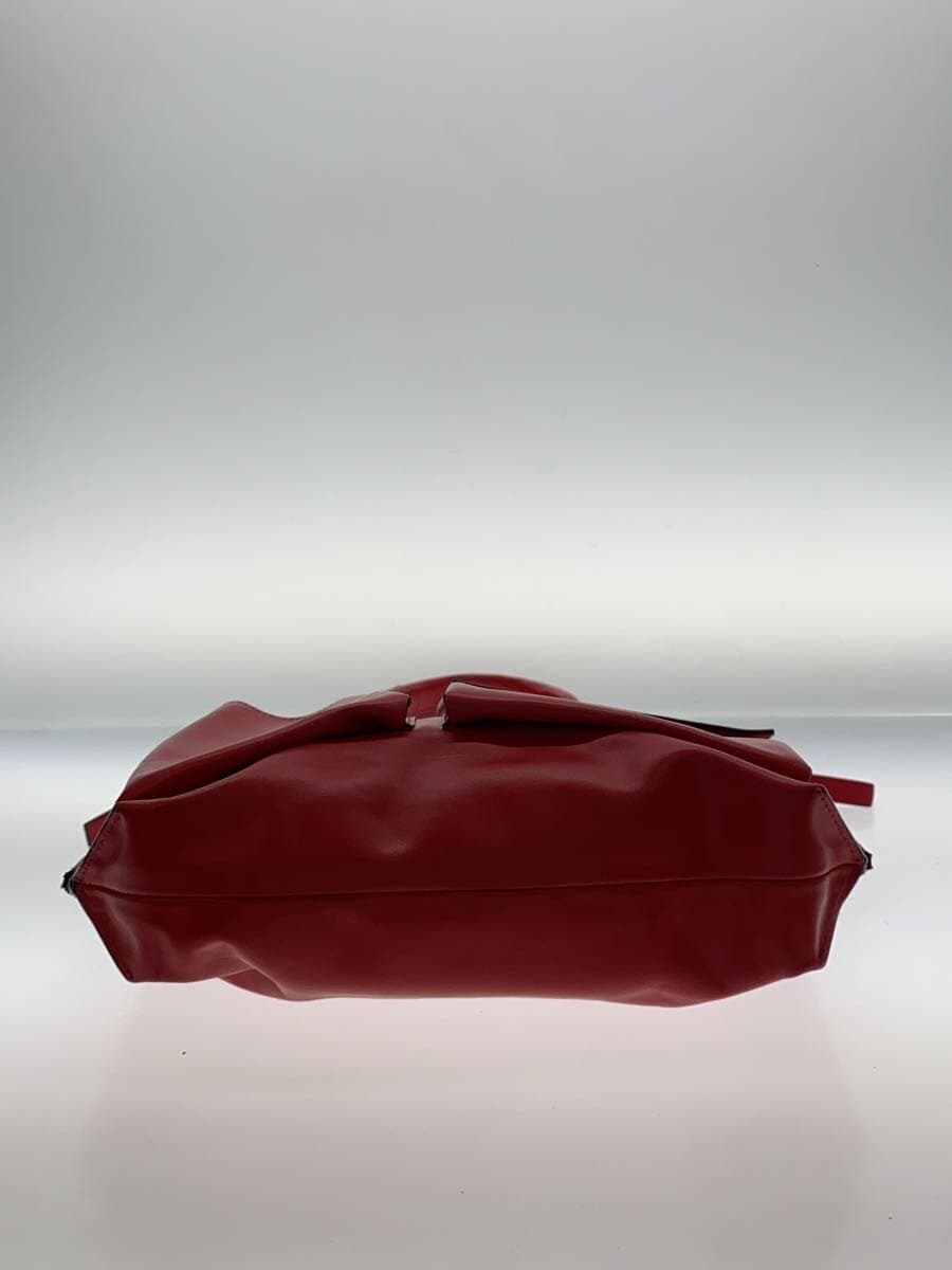 MARNI Multi Pocket Tote Bag Leather RED Solid SHMPV12U01 P3269 4