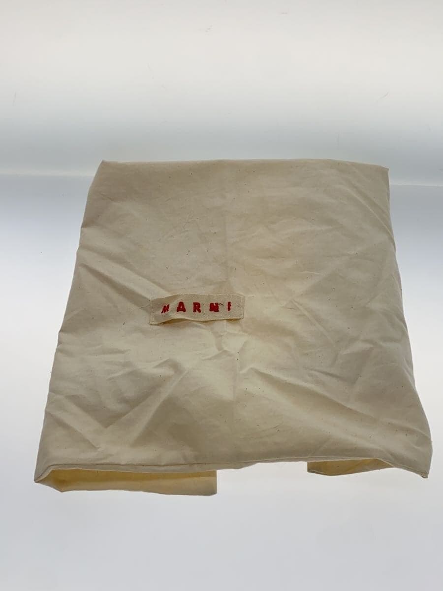 MARNI Multi Pocket Tote Bag Leather RED Solid SHMPV12U01 P3269 7