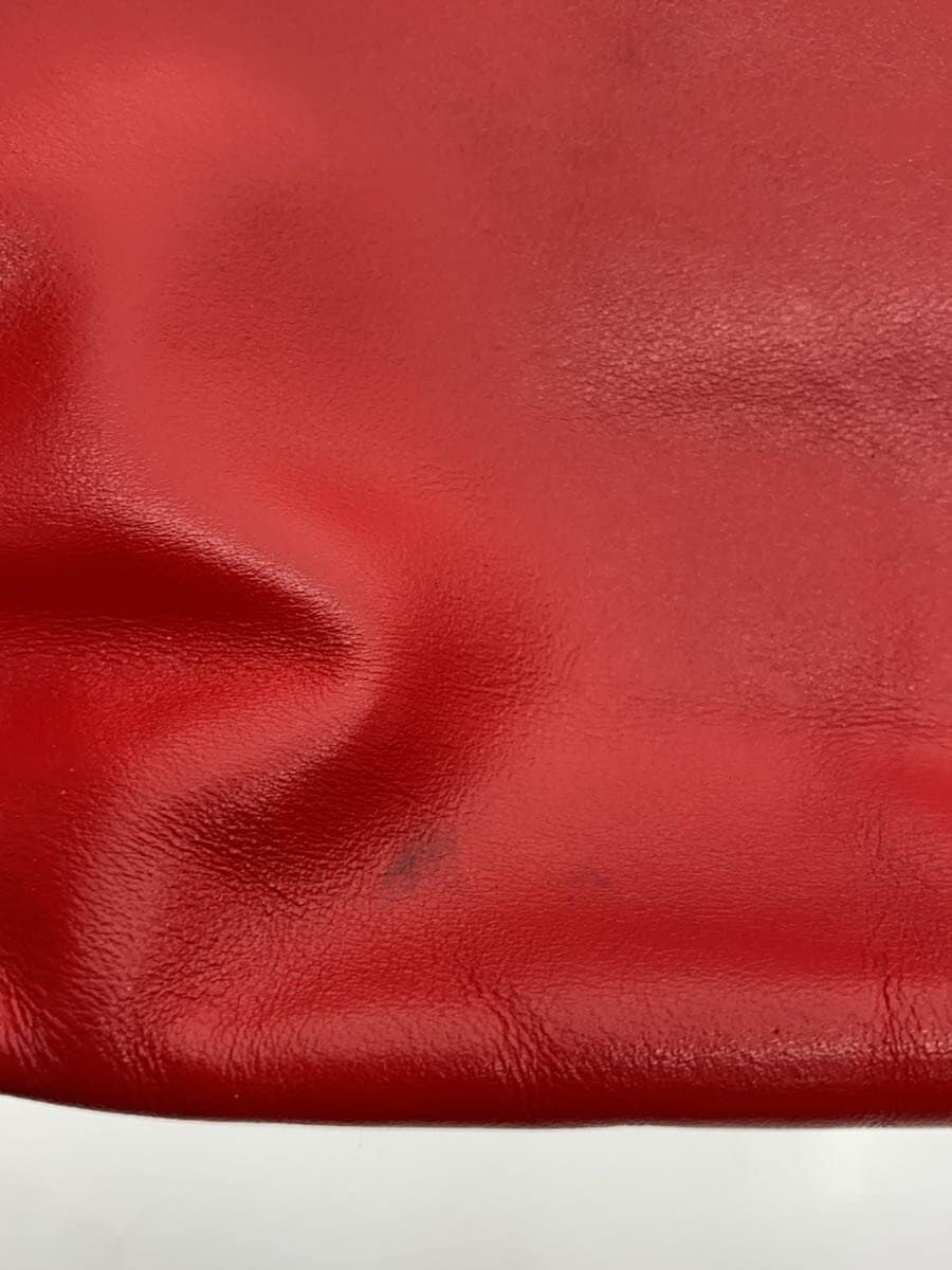 MARNI Multi Pocket Tote Bag Leather RED Solid SHMPV12U01 P3269 9